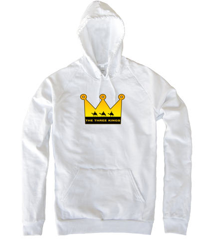 HOODIE - THREE KINGS ARRIVE  WHITE