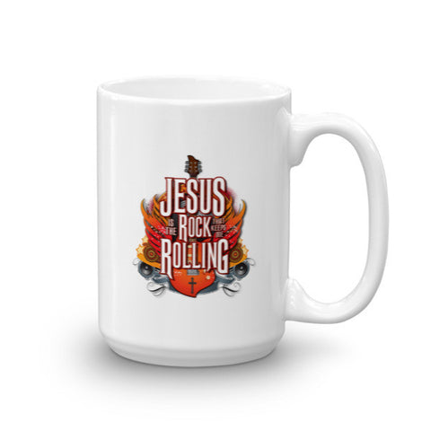 JESUS IS THE ROCK  15oz