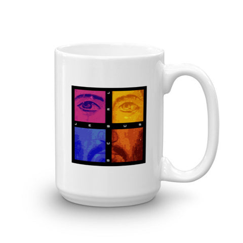 JESUS STAINED GLASS  15oz