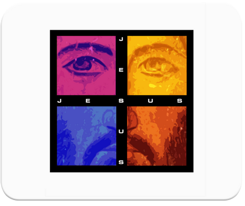 JESUS STAINED GLASS