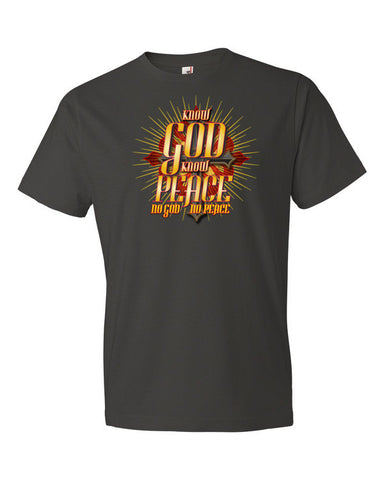 KNOW GOD KNOW PEACE  T-Shirt  Blk